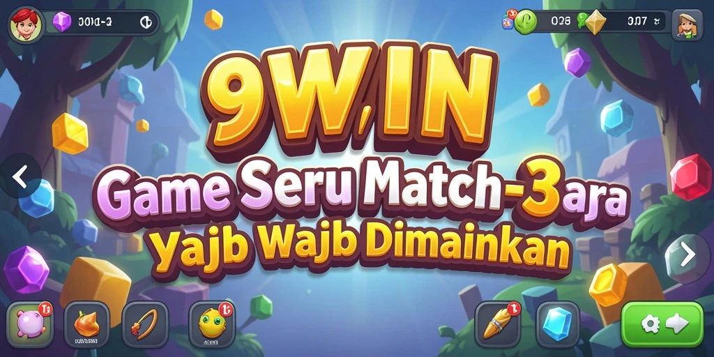 Menampilkan gameplay seru dengan grafis Match-3 yang menarik.