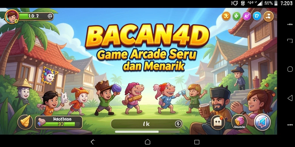 Tampilan gameplay dinamis dan seru dari BACAN4D.