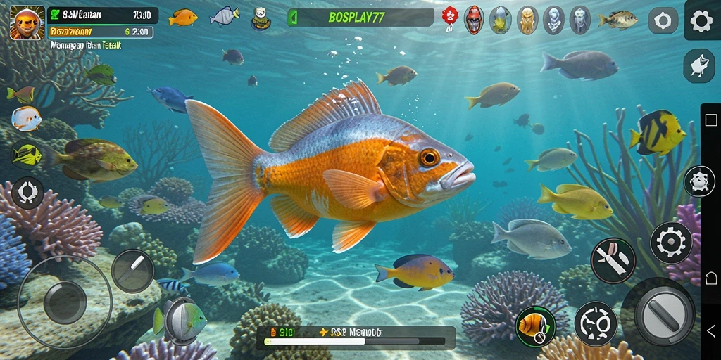 Tangkapan ikan besar dalam permainan BOSPLAY77.