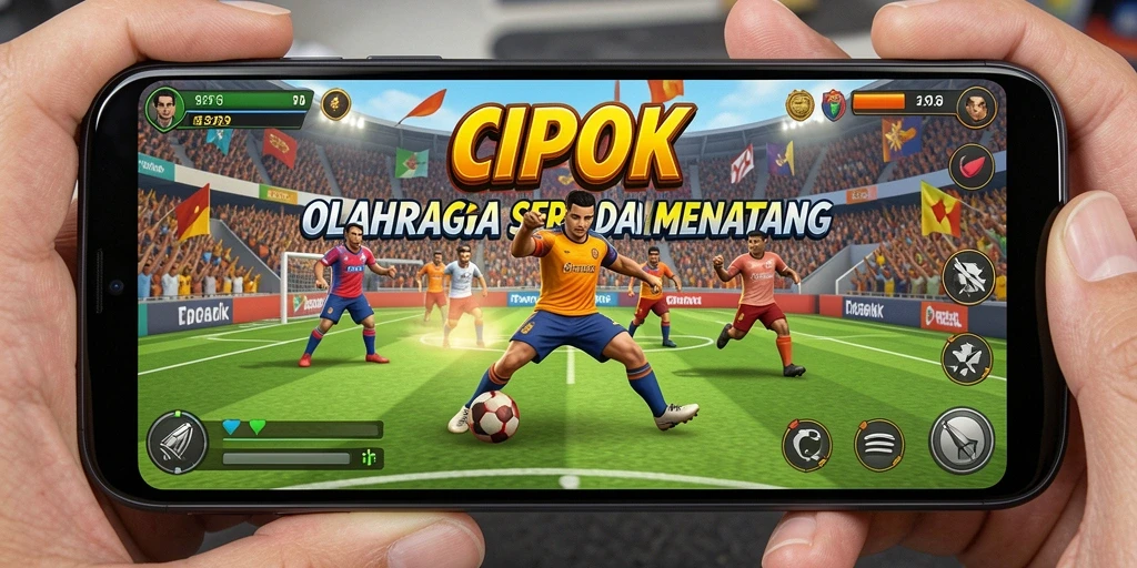 Tampilan gameplay CIPOK yang seru dan kompetitif dalam olahraga.