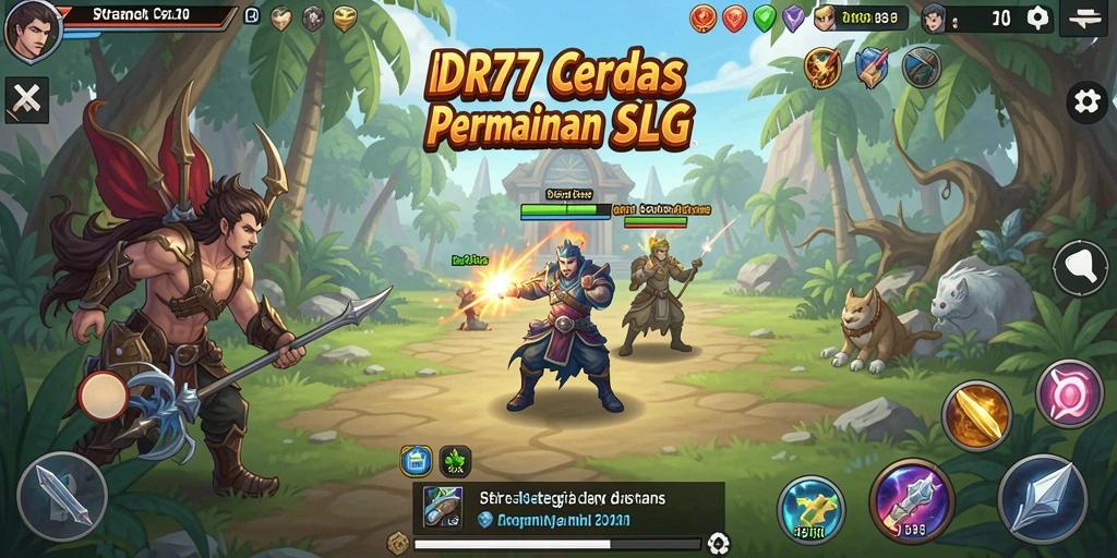 Tampilan gameplay yang menegangkan dan seru di IDR77.