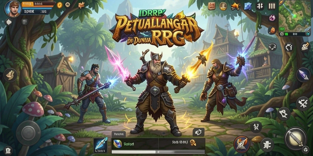 Tampilan gameplay RPG yang menakjubkan di IDRRP.