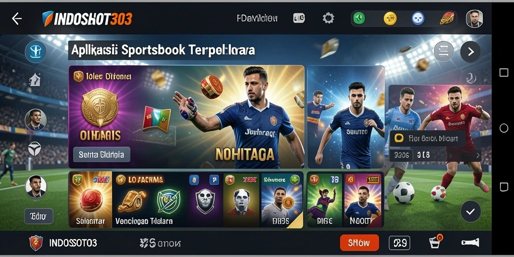 Tampilan permainan Sportsbook melalui INDOSLOT303 yang menarik dan interaktif.