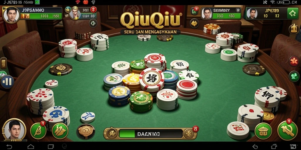 Gameplay QiuQiu yang menarik dan mendebarkan.