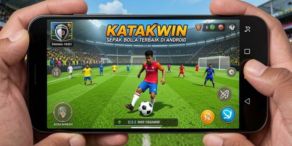 Tampilan gameplay KATAKWIN yang menarik dan mendebarkan.
