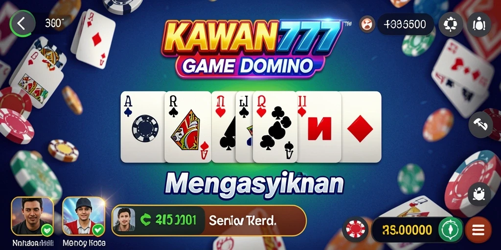 Tampilan gameplay Domino yang seru dan menantang