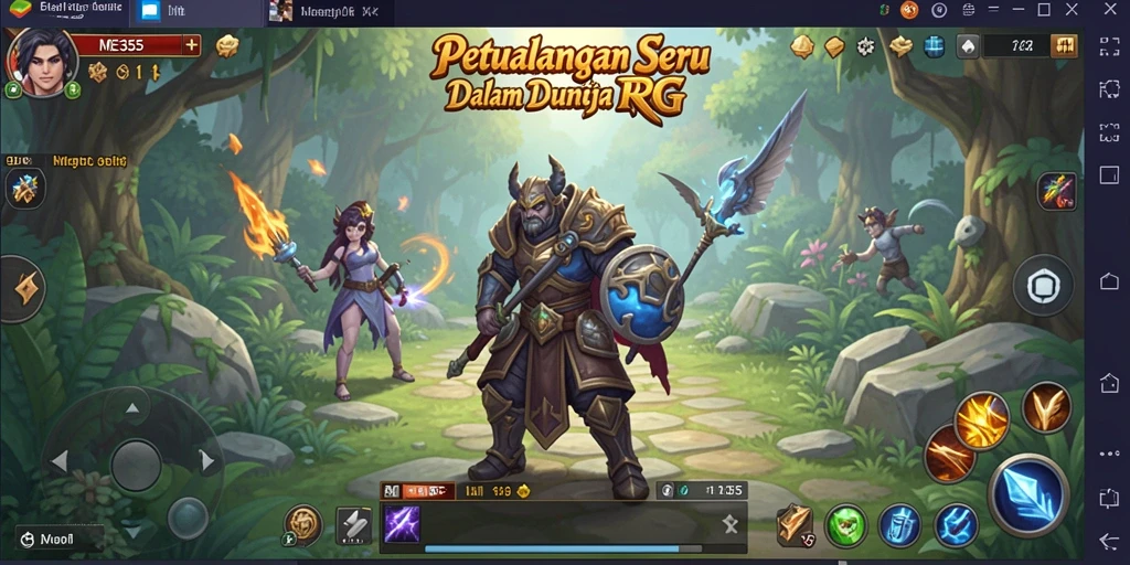 Tampilan gameplay ME355 yang menarik dan penuh aksi RPG.