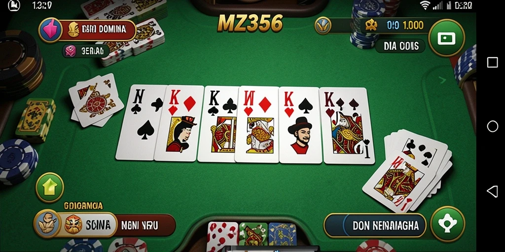 Gameplay seru MZ356 dengan antarmuka menarik.