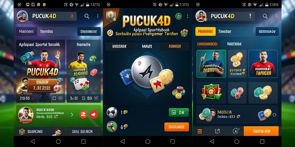 Screenshot utama PUCUK4D menampilkan antarmuka taruhan olahraga yang menarik.