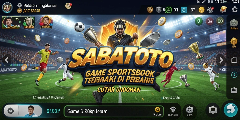 Tampilan utama SABATOTO dengan fitur taruhan olahraga yang menarik.