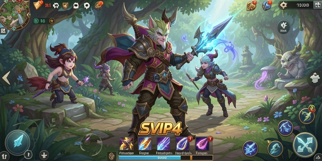 Gameplay SVIP4 yang mendebarkan dan penuh aksi RPG.