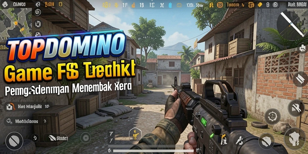 Tampilan menarik dari gameplay intens di TOPDOMINO.