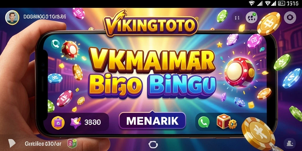 Tampilan menarik dari gameplay Bingo di VIKINGTOTO.