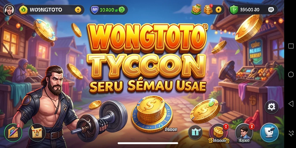 Gameplay WONGTOTO yang menarik dengan fitur manajemen bisnis.
